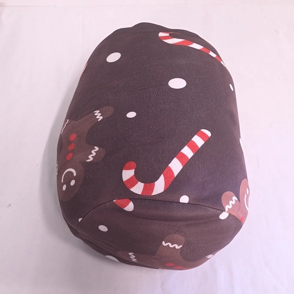 Big Blanket Co Wearable Blanket Unisex Brown Gingerbread Holiday Oversized